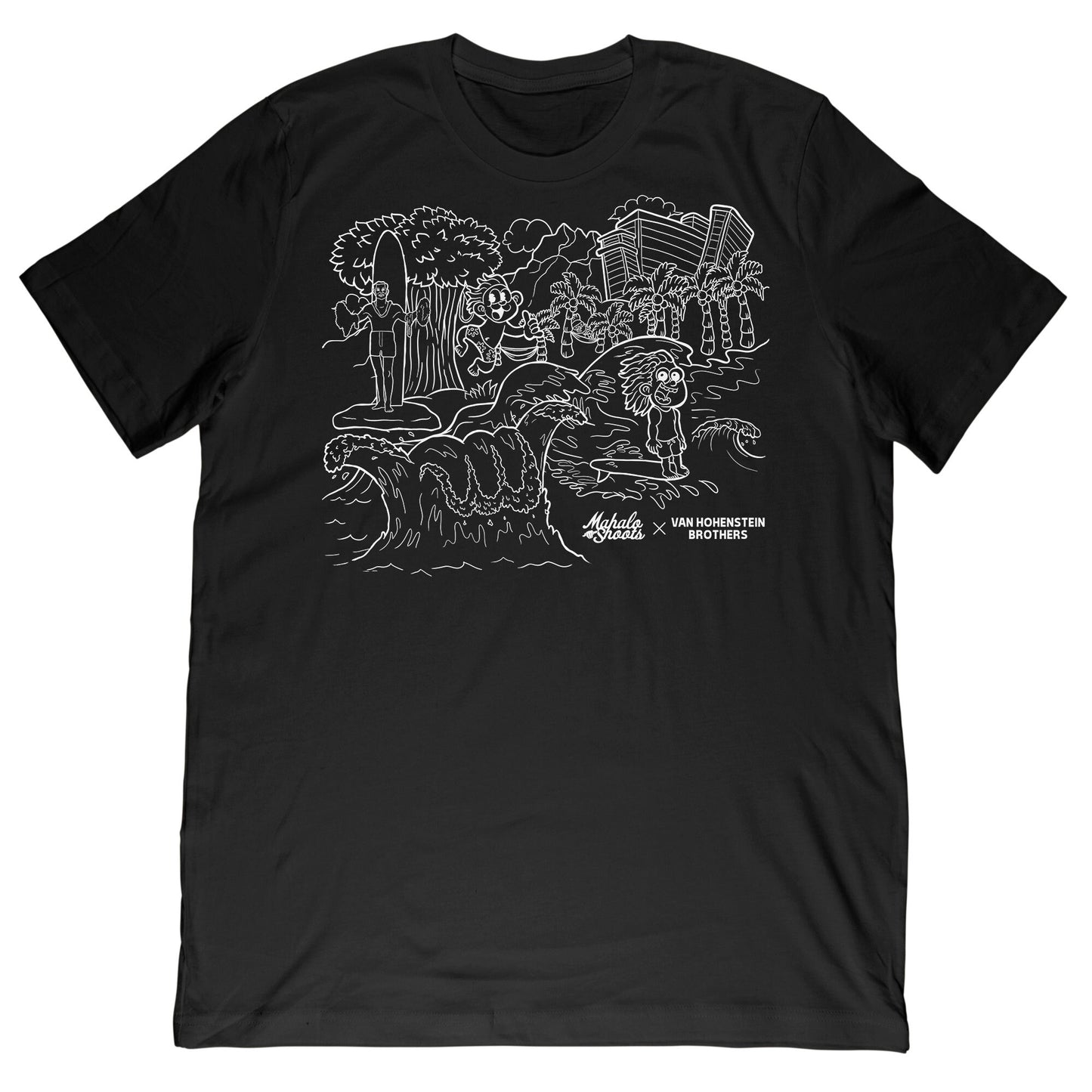 Mahalo Shoots x Johnny The Ripper Shaka Wave Tee