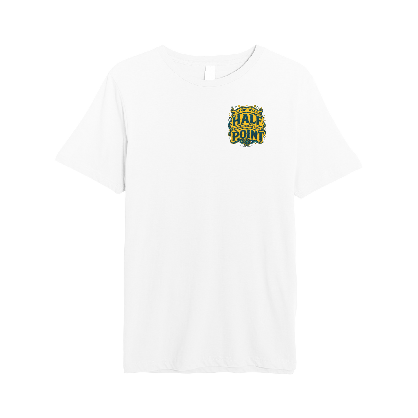 Mahalo Shoots x Sandy Beach Surf Report Half Point Tee