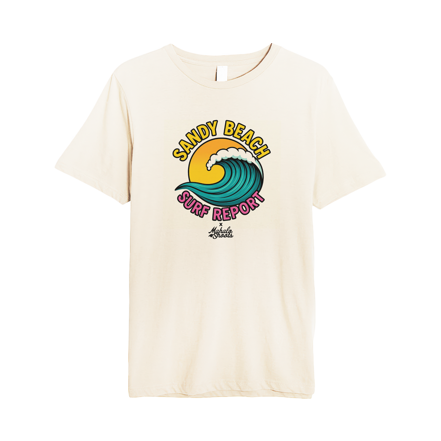 Mahalo Shoots x Sandy Beach Surf Report Logo Tee
