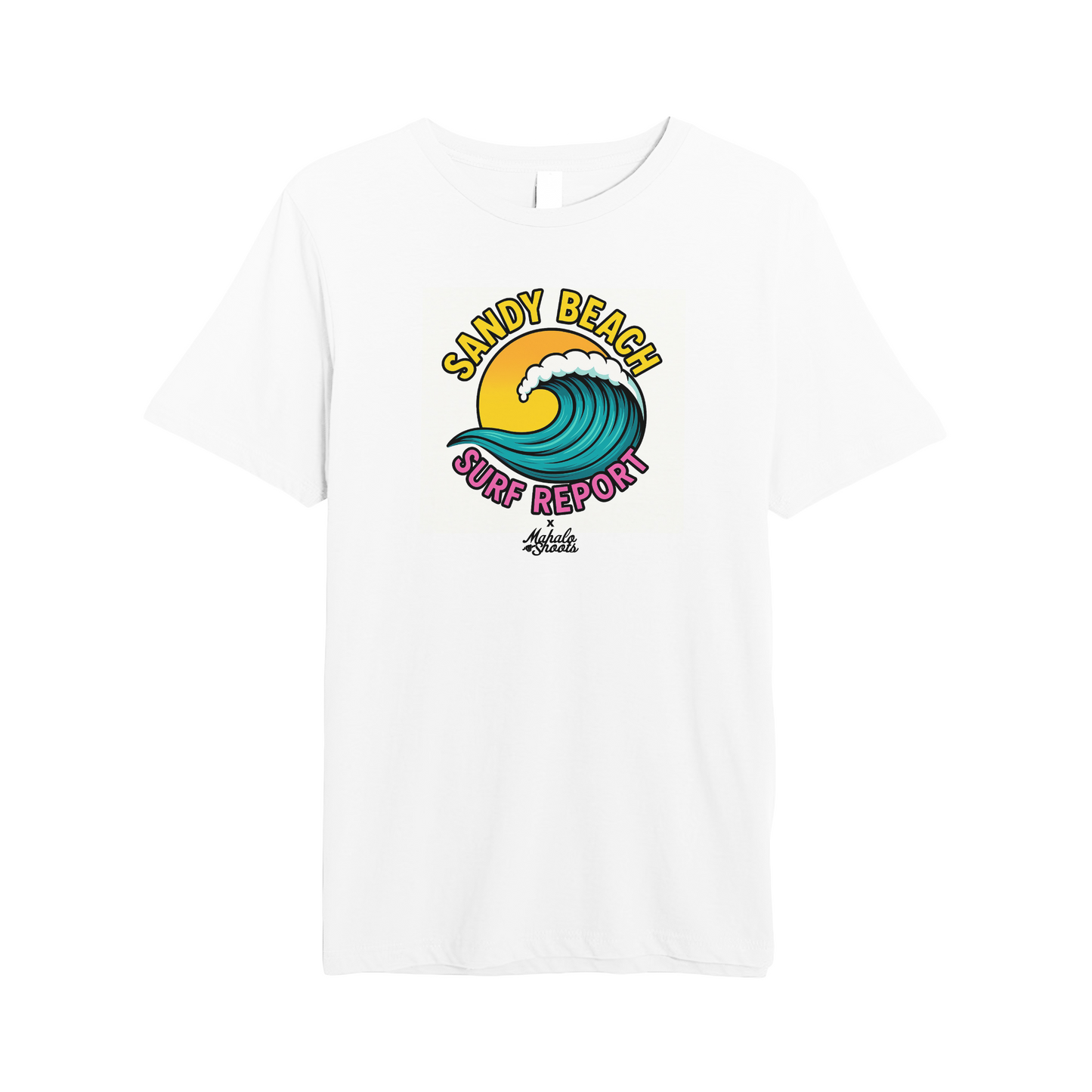 Mahalo Shoots x Sandy Beach Surf Report Logo Tee