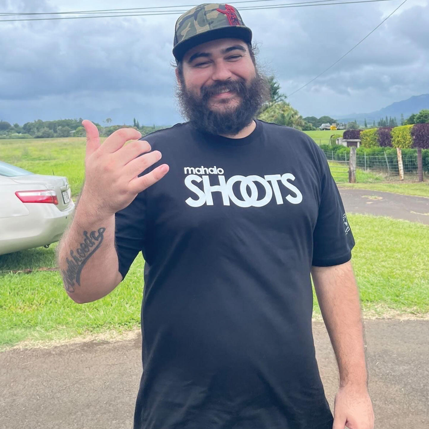 Mahalo Shoots Midweight Logo Tee