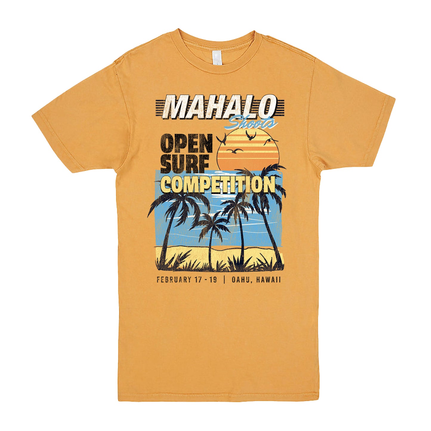 Mahalo Shoots Open Vintage Tee