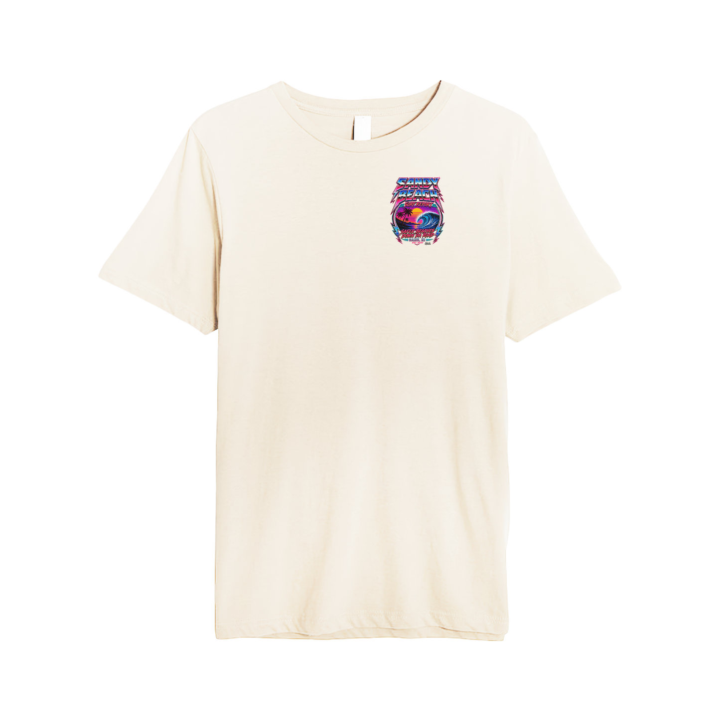 Mahalo Shoots x Sandy Beach Surf Report Retro Tee