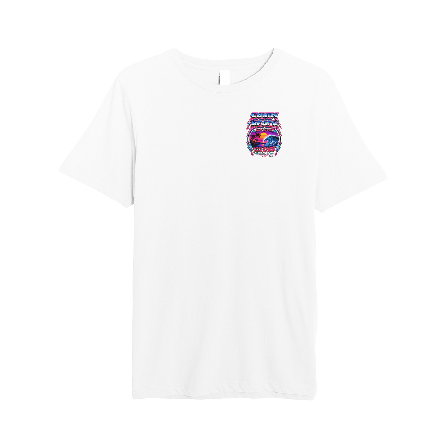 Mahalo Shoots x Sandy Beach Surf Report Retro Tee