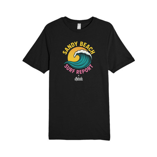 Mahalo Shoots x Sandy Beach Surf Report Logo Tee