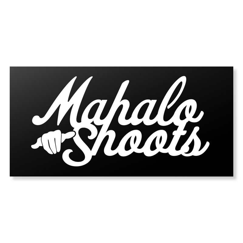 Mahalo Shoots Slap Sticker